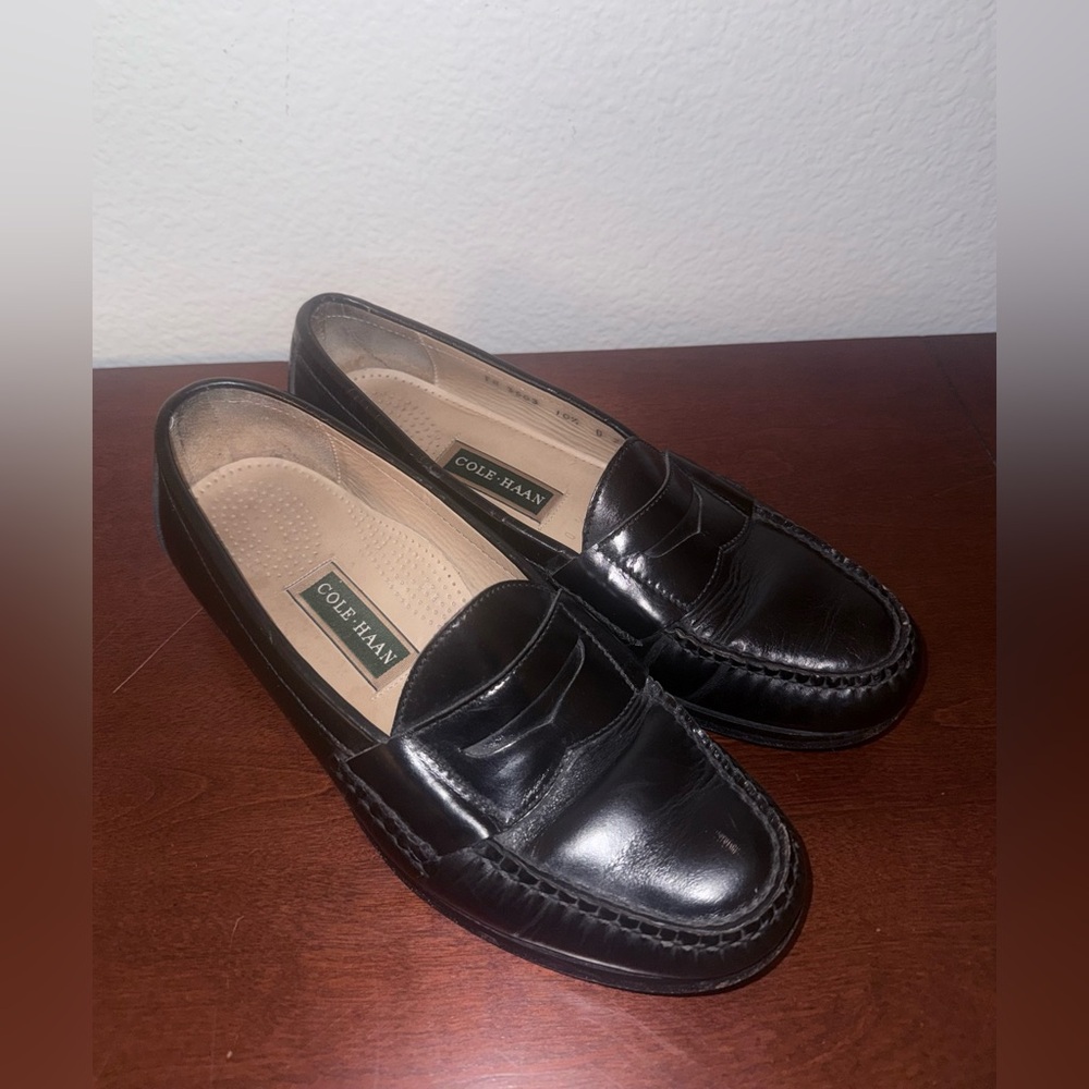 Cole Haan | Black Leather Men's Formal Shoes / Loafers | Size = 11.5 | $29